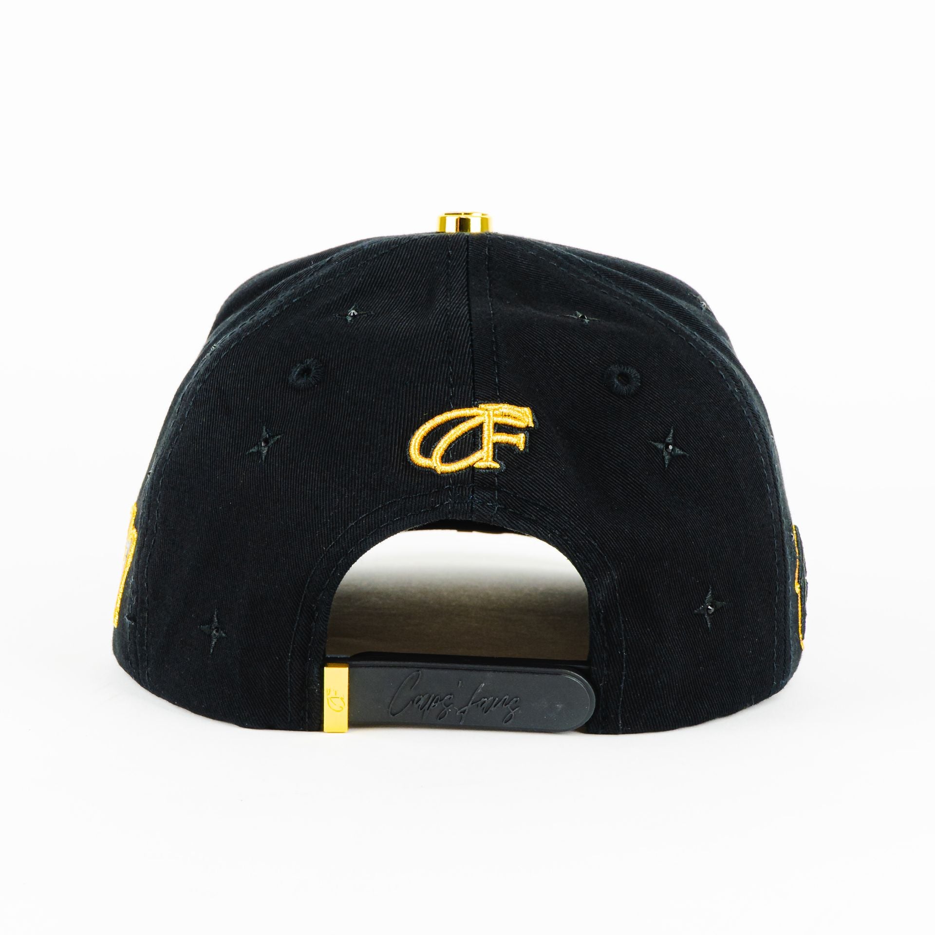 Gorra Caps Fans TREBOL GOLD BLACK | Snapback Visera Semicurva