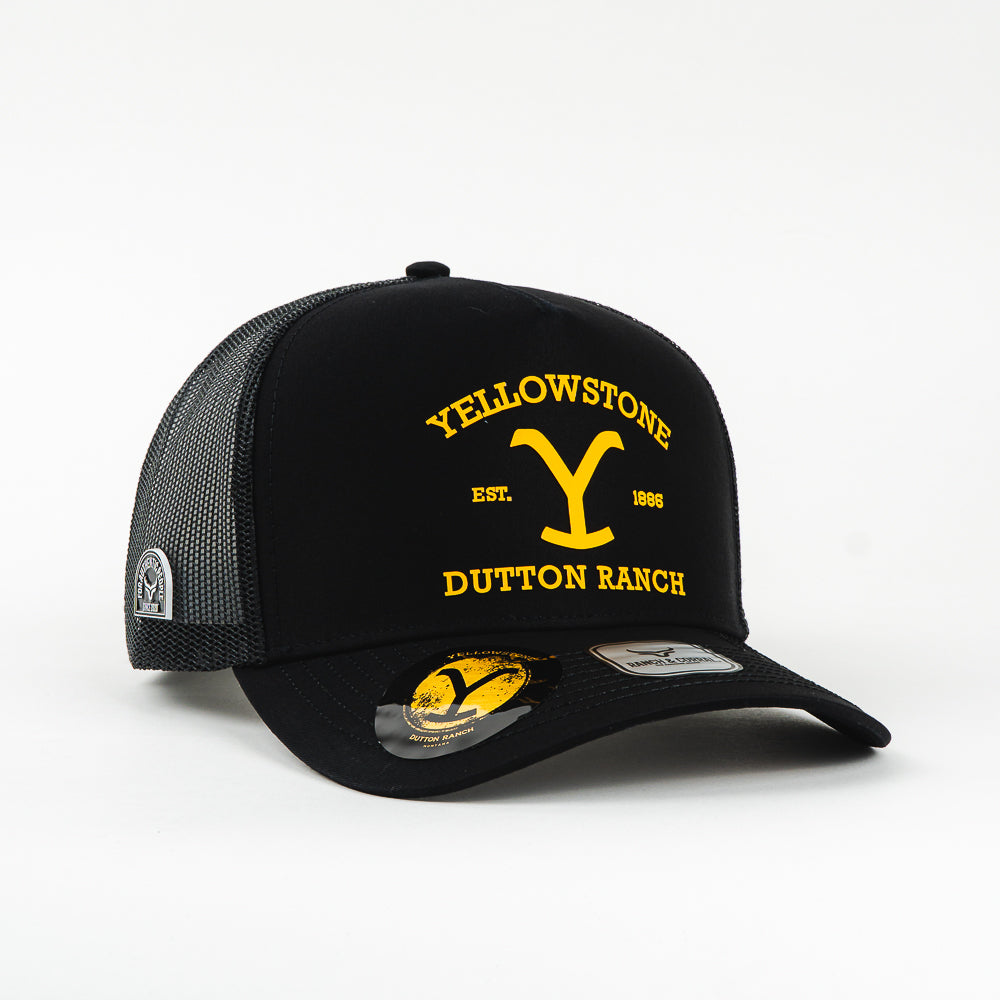 GORRA RANCH & CORRAL [YW11] YELLOWSTONE 11 DUTTON BLACK/YELLOW