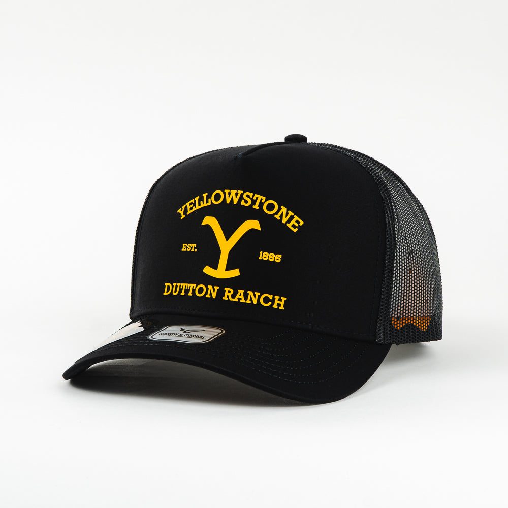 GORRA RANCH & CORRAL [YW11] YELLOWSTONE 11 DUTTON BLACK/YELLOW