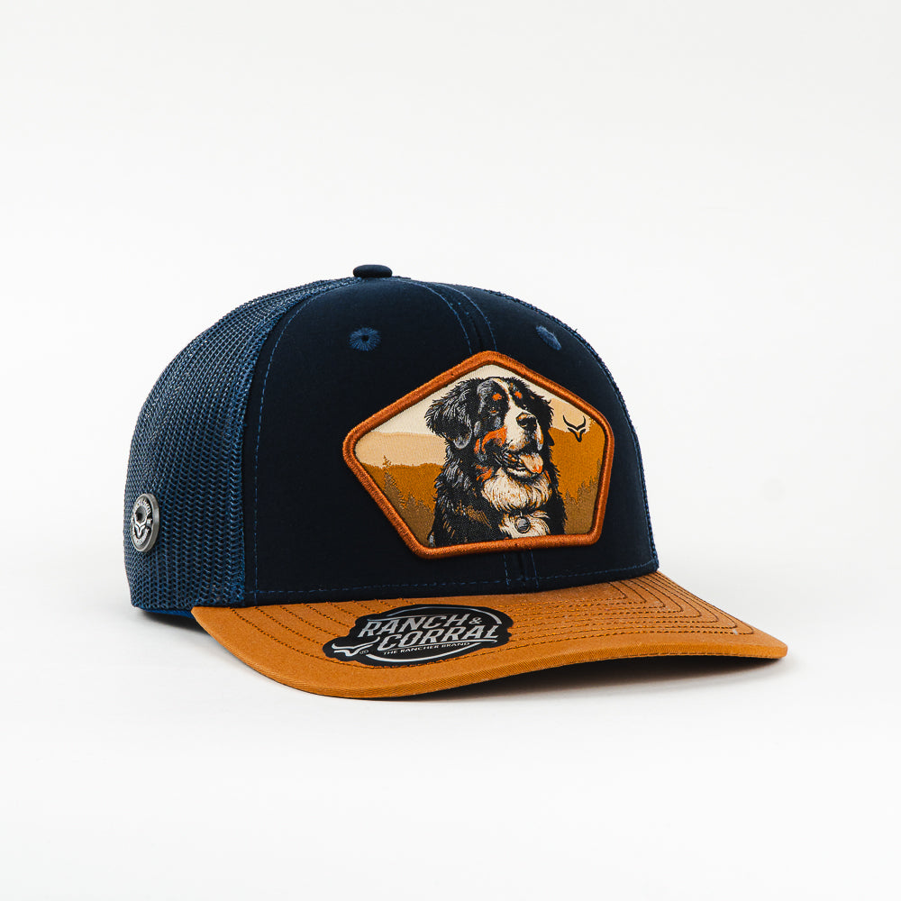 GORRA RANCH & CORRAL [CE010] DOG BREEDS NAVY/BROWN