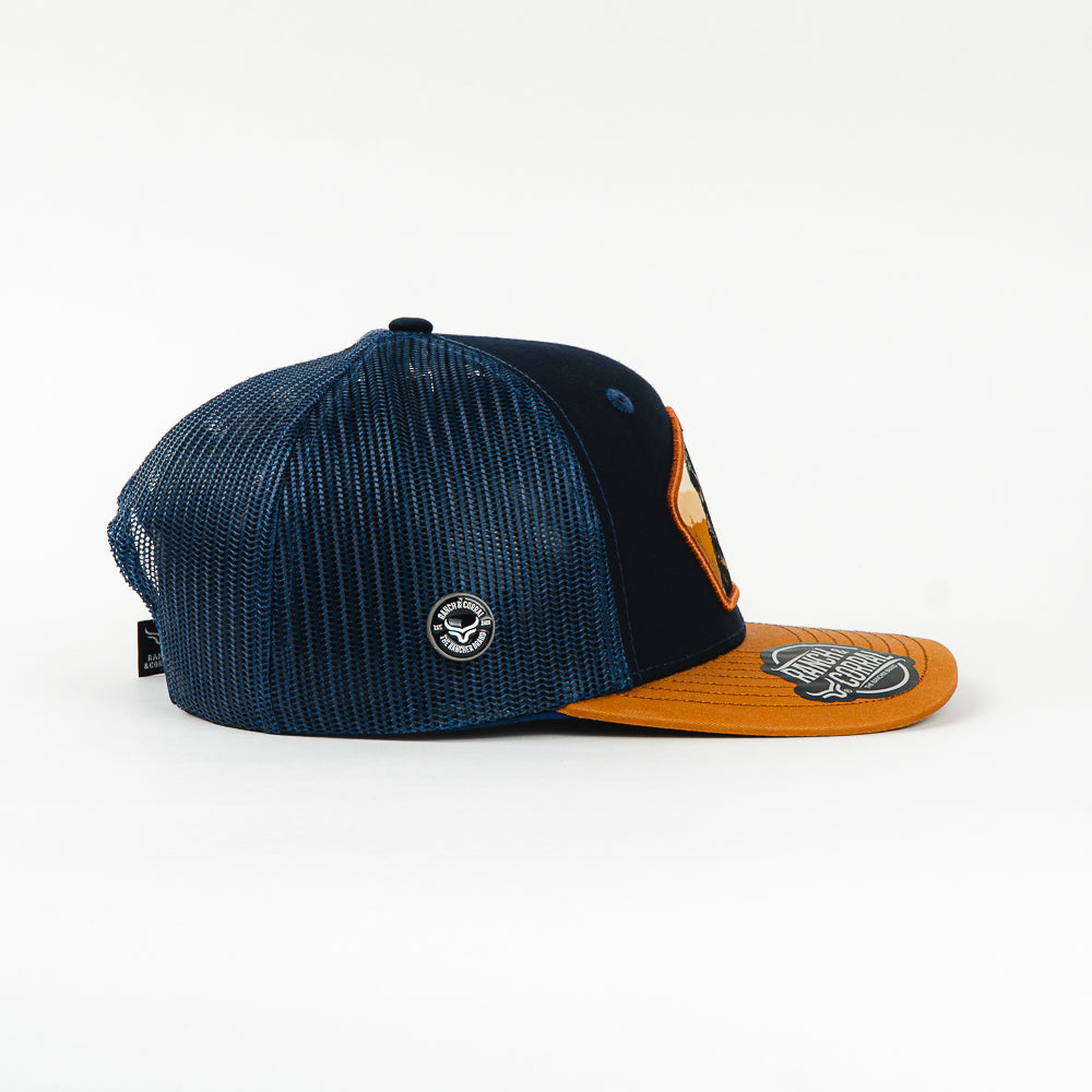 GORRA RANCH & CORRAL [CE010] DOG BREEDS NAVY/BROWN