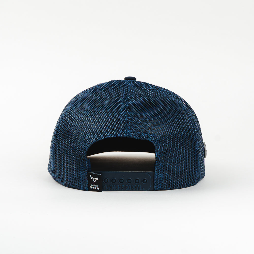 GORRA RANCH & CORRAL [CE010] DOG BREEDS NAVY/BROWN