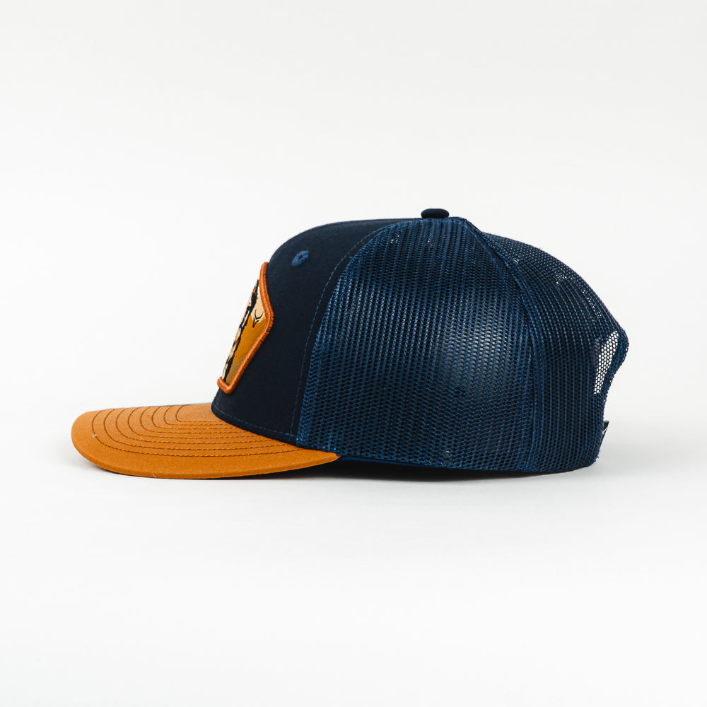 GORRA RANCH & CORRAL [CE010] DOG BREEDS NAVY/BROWN
