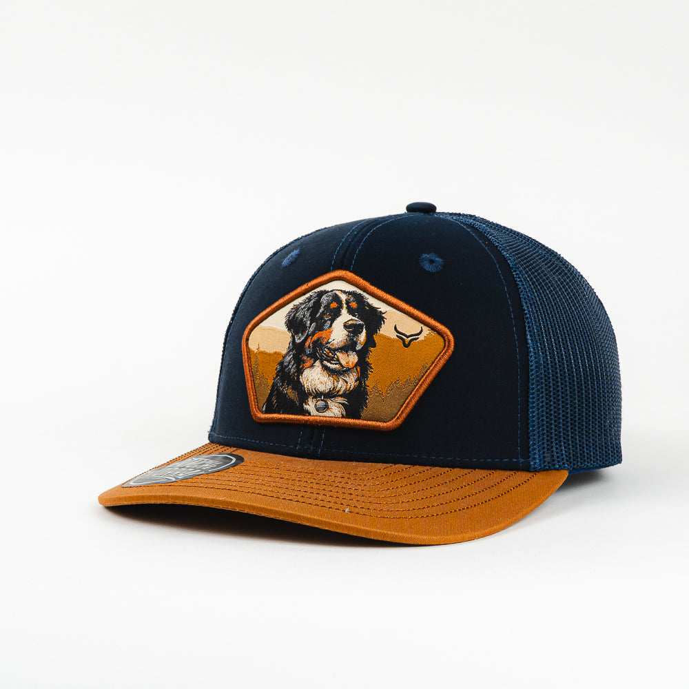 GORRA RANCH & CORRAL [CE010] DOG BREEDS NAVY/BROWN
