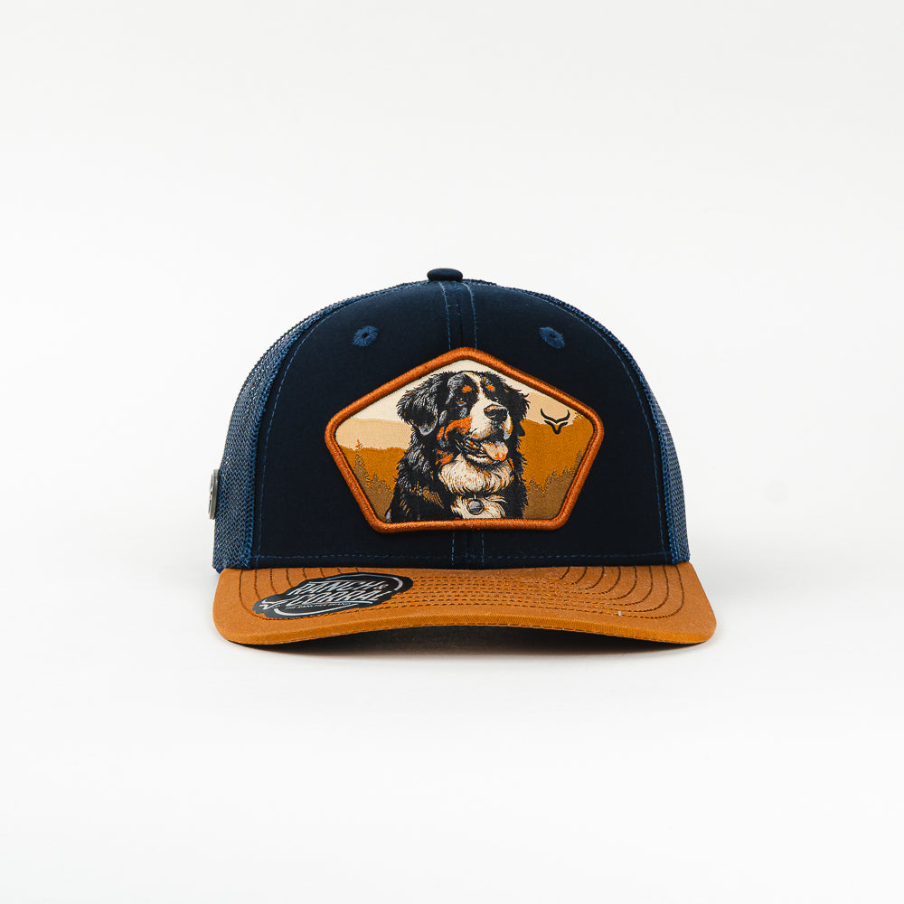 GORRA RANCH & CORRAL [CE010] DOG BREEDS NAVY/BROWN