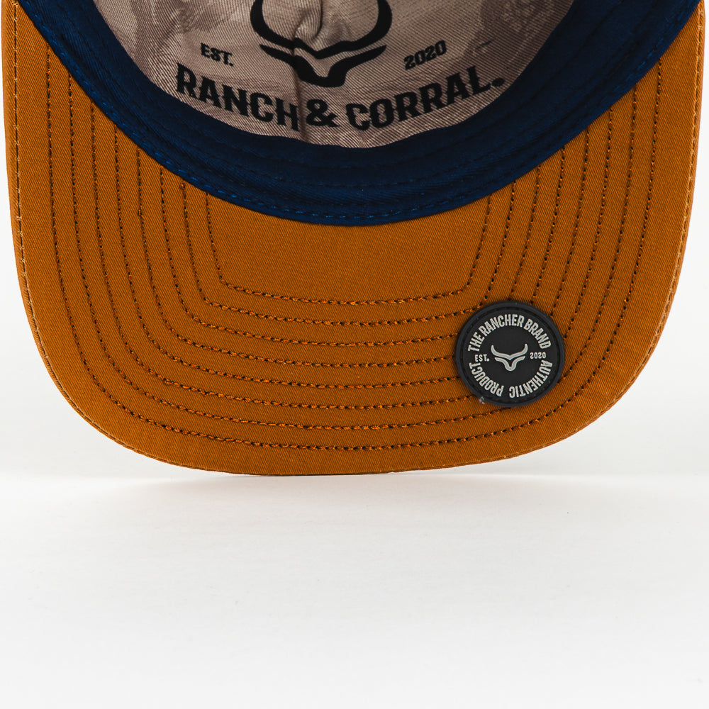 GORRA RANCH & CORRAL [CE010] DOG BREEDS NAVY/BROWN