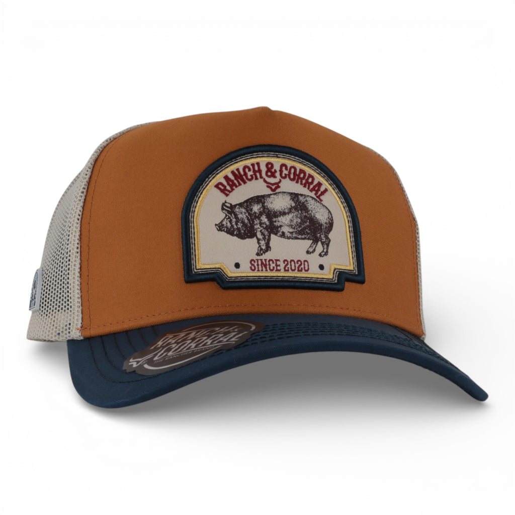 [RCPN05] GORRA PORCINO 5 COPPER/BLUE
