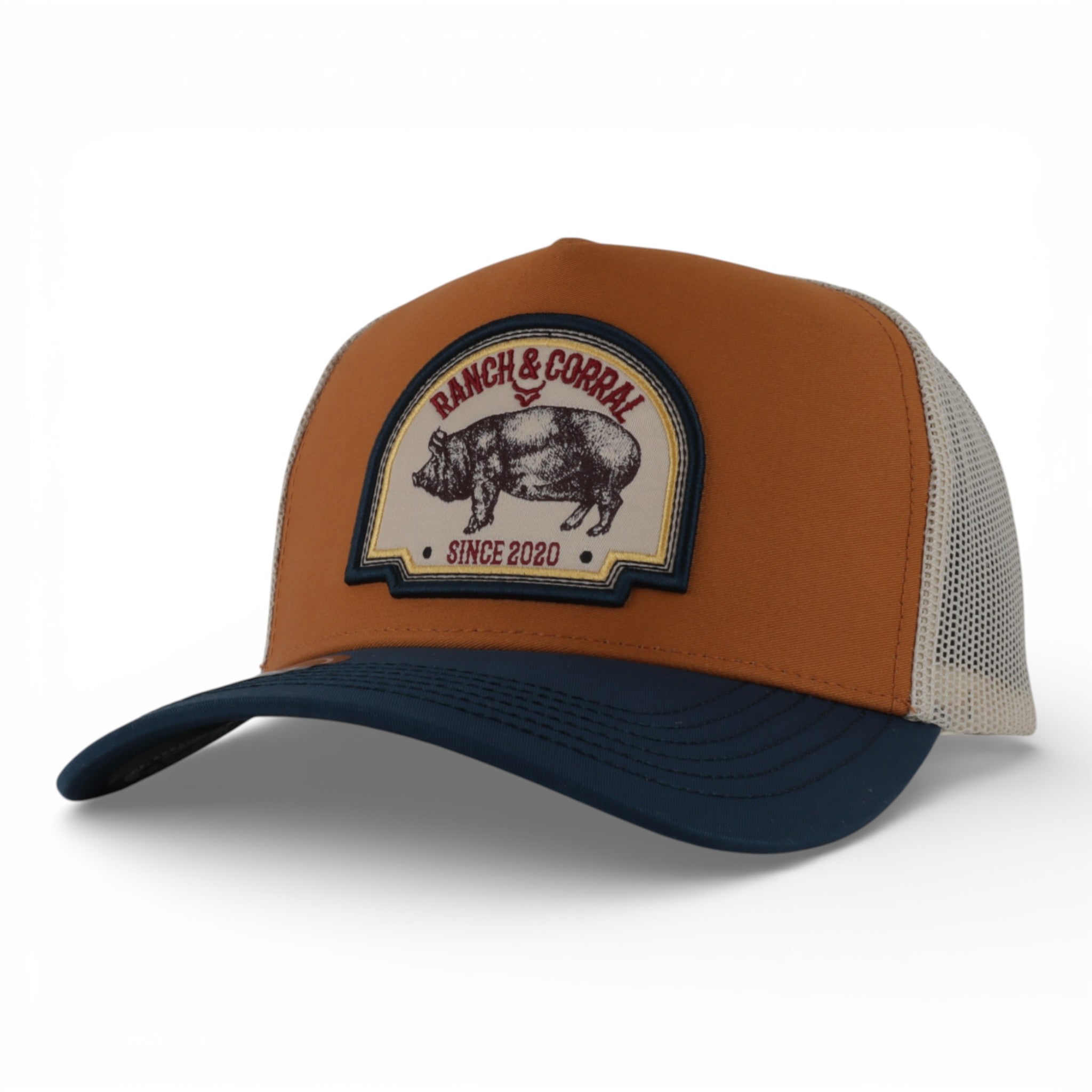 [RCPN05] GORRA PORCINO 5 COPPER/BLUE