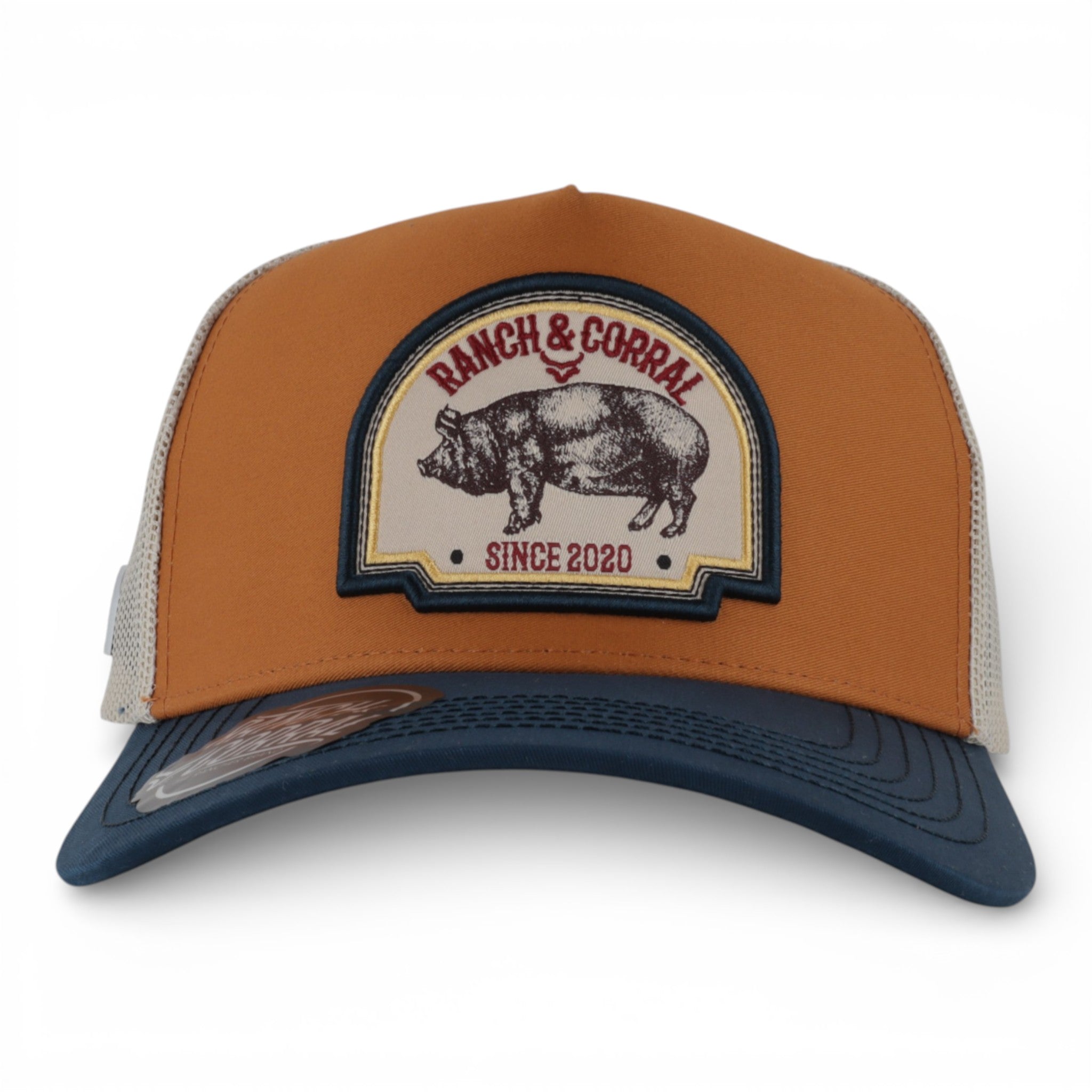 [RCPN05] GORRA PORCINO 5 COPPER/BLUE
