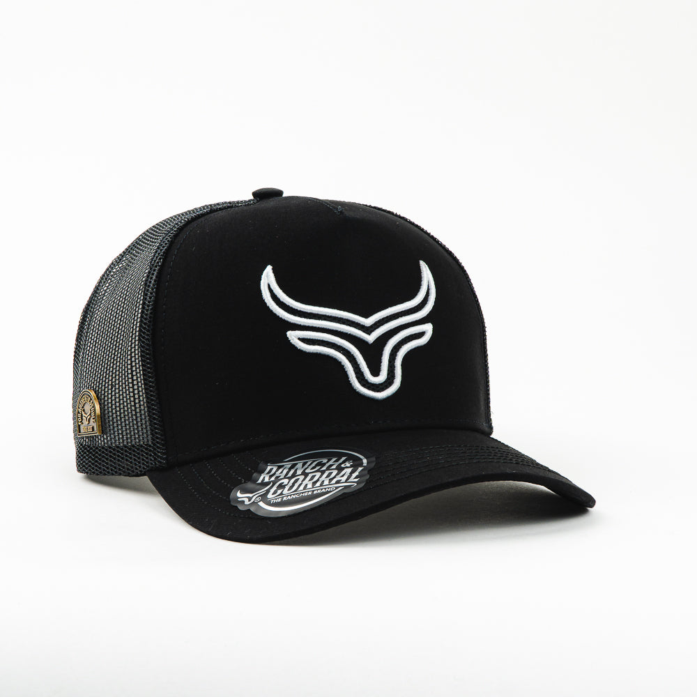 GORRA RANCH & CORRAL [RCCB01] GORRA BASIC 01 BLACK/WHT