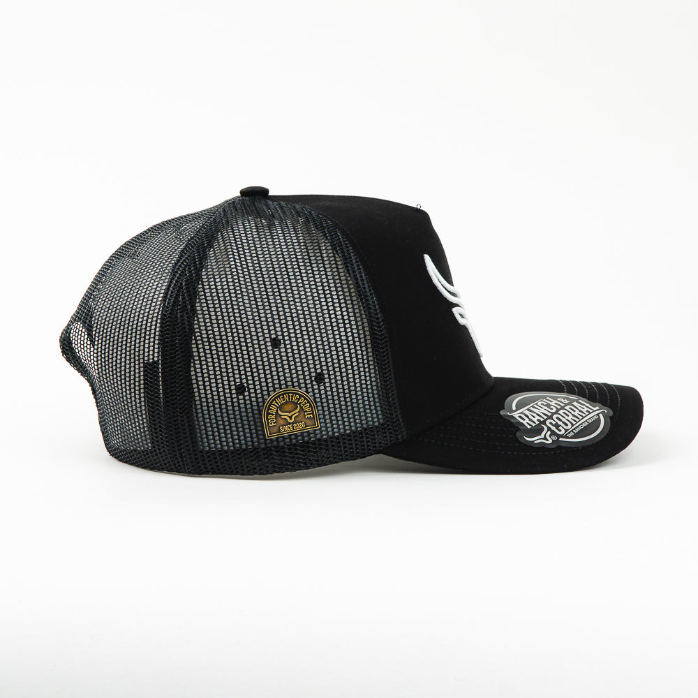 GORRA RANCH & CORRAL [RCCB01] GORRA BASIC 01 BLACK/WHT