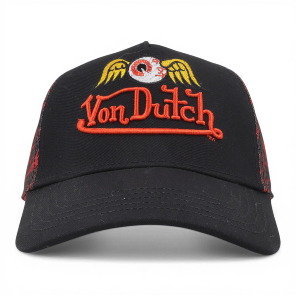 GORRA VON DUTCH EYE WINGS BLACK 010