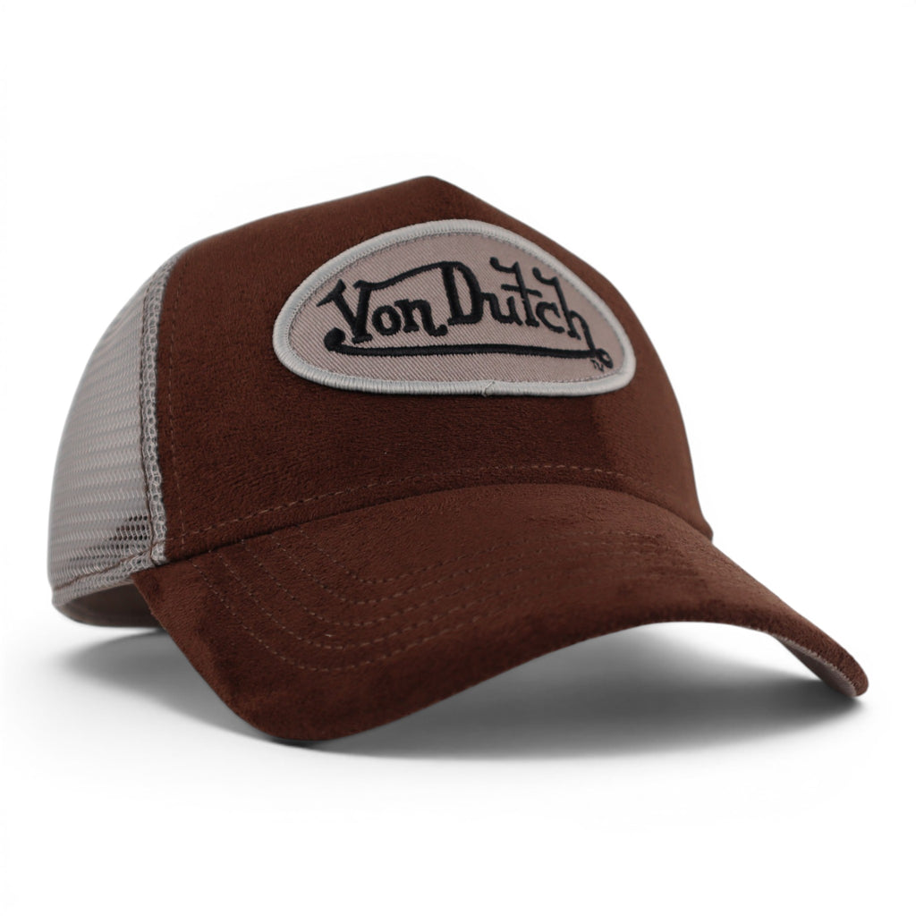 GORRA VON DUTCH VON DUTVH TRUVKRT SUEDE BROWN
