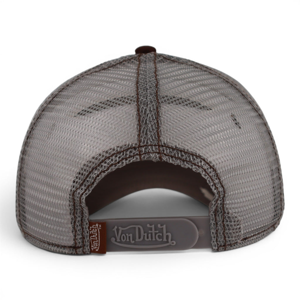 GORRA VON DUTCH VON DUTVH TRUVKRT SUEDE BROWN