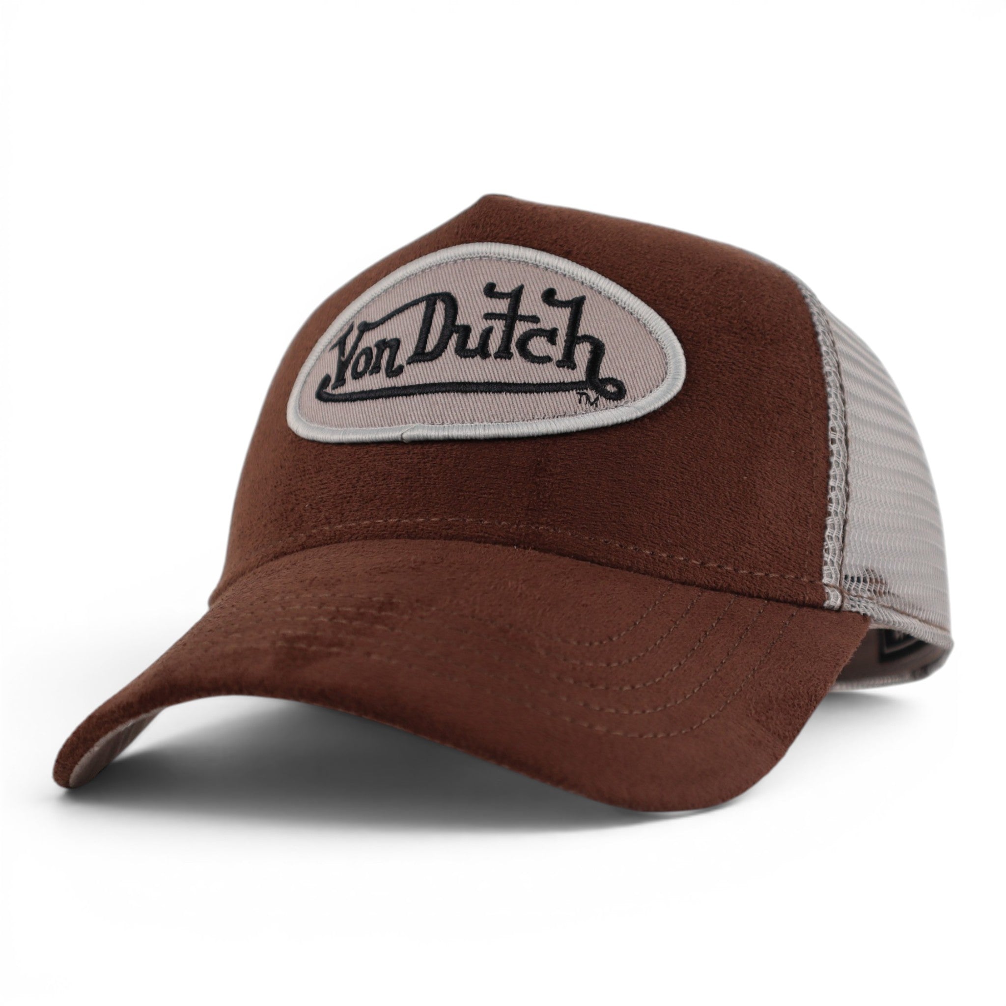 GORRA VON DUTCH VON DUTVH TRUVKRT SUEDE BROWN