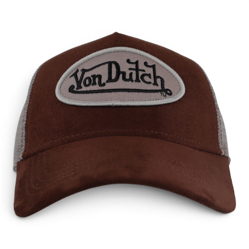 GORRA VON DUTCH VON DUTVH TRUVKRT SUEDE BROWN