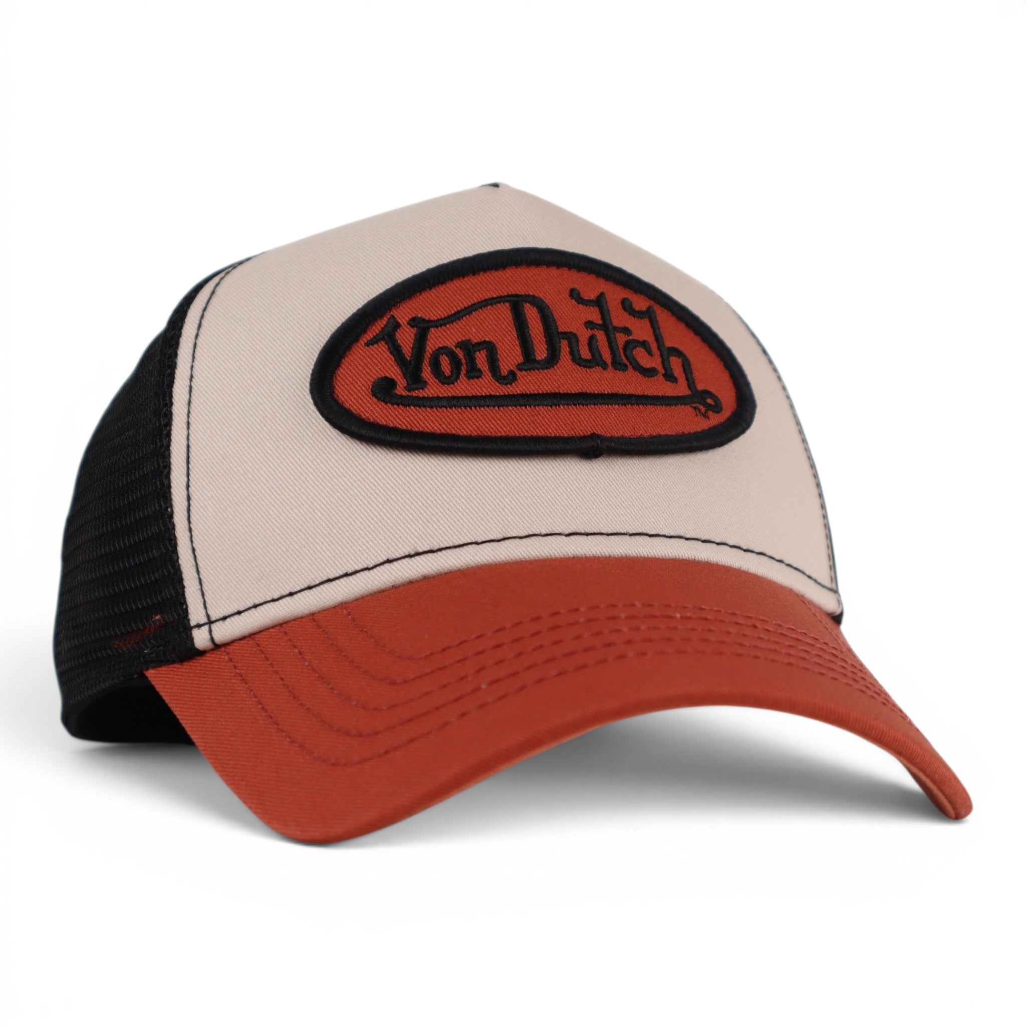GORRA VON DUTCH STAPLE TRUCKER BURNT ORANGE