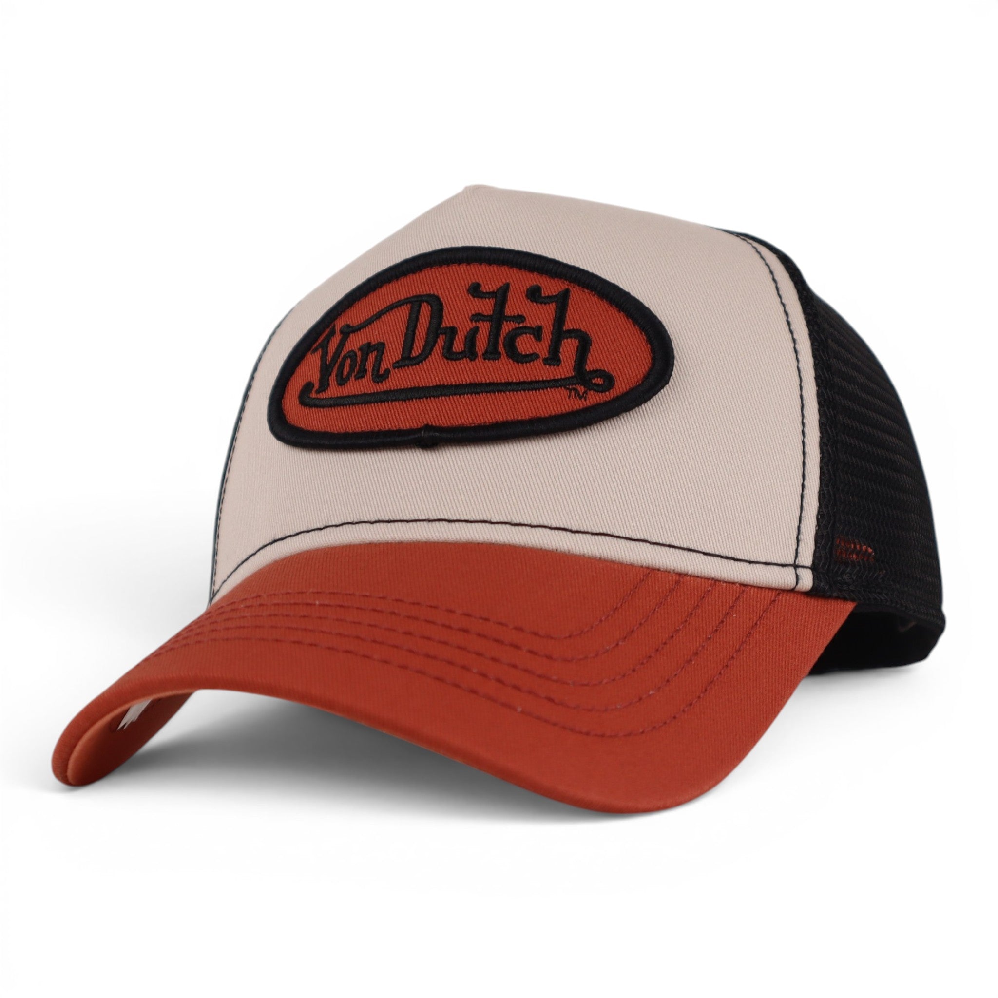 GORRA VON DUTCH STAPLE TRUCKER BURNT ORANGE
