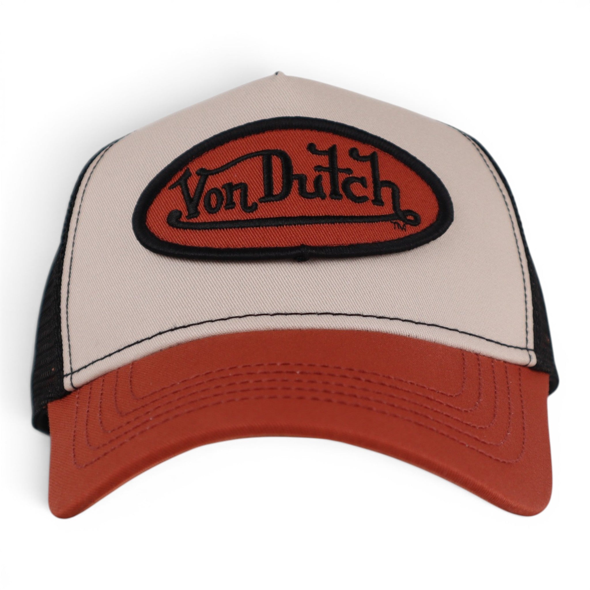 GORRA VON DUTCH STAPLE TRUCKER BURNT ORANGE
