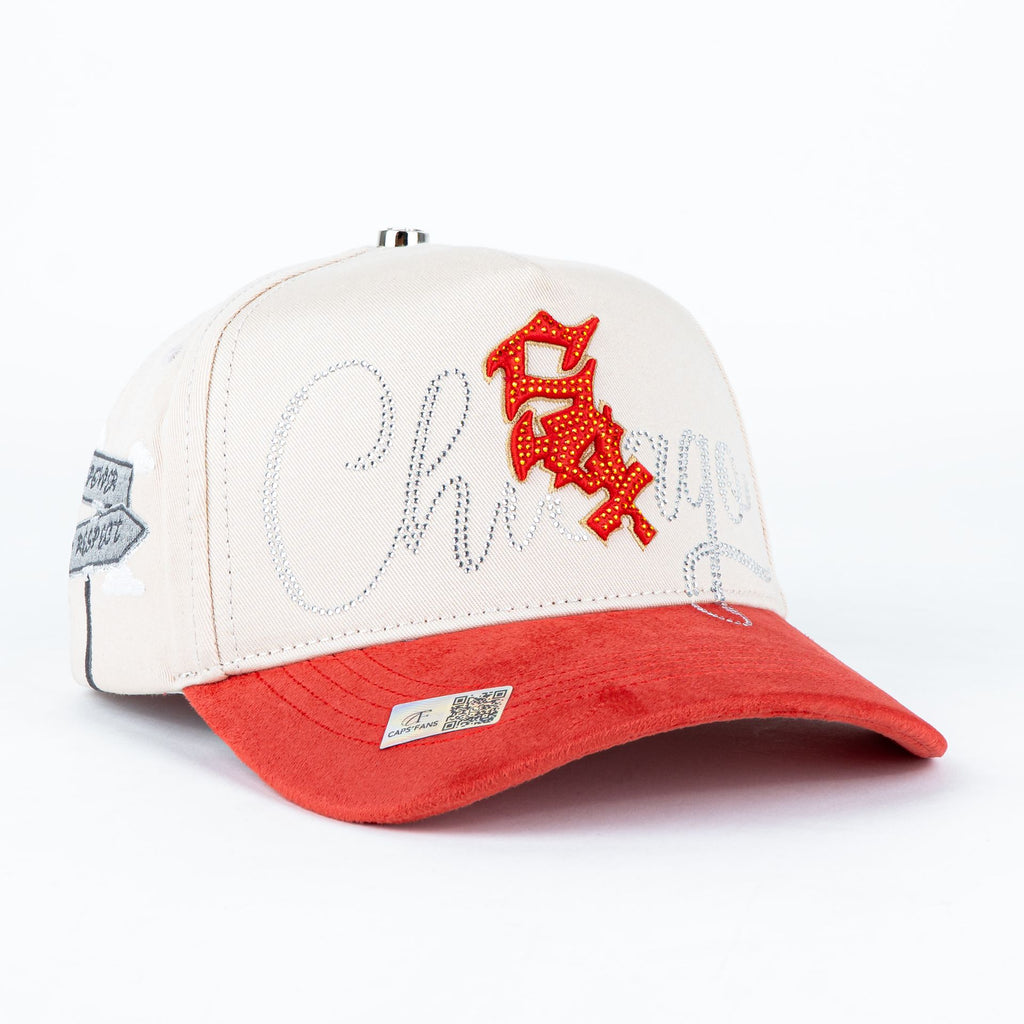 SOX BEIGE ROJO