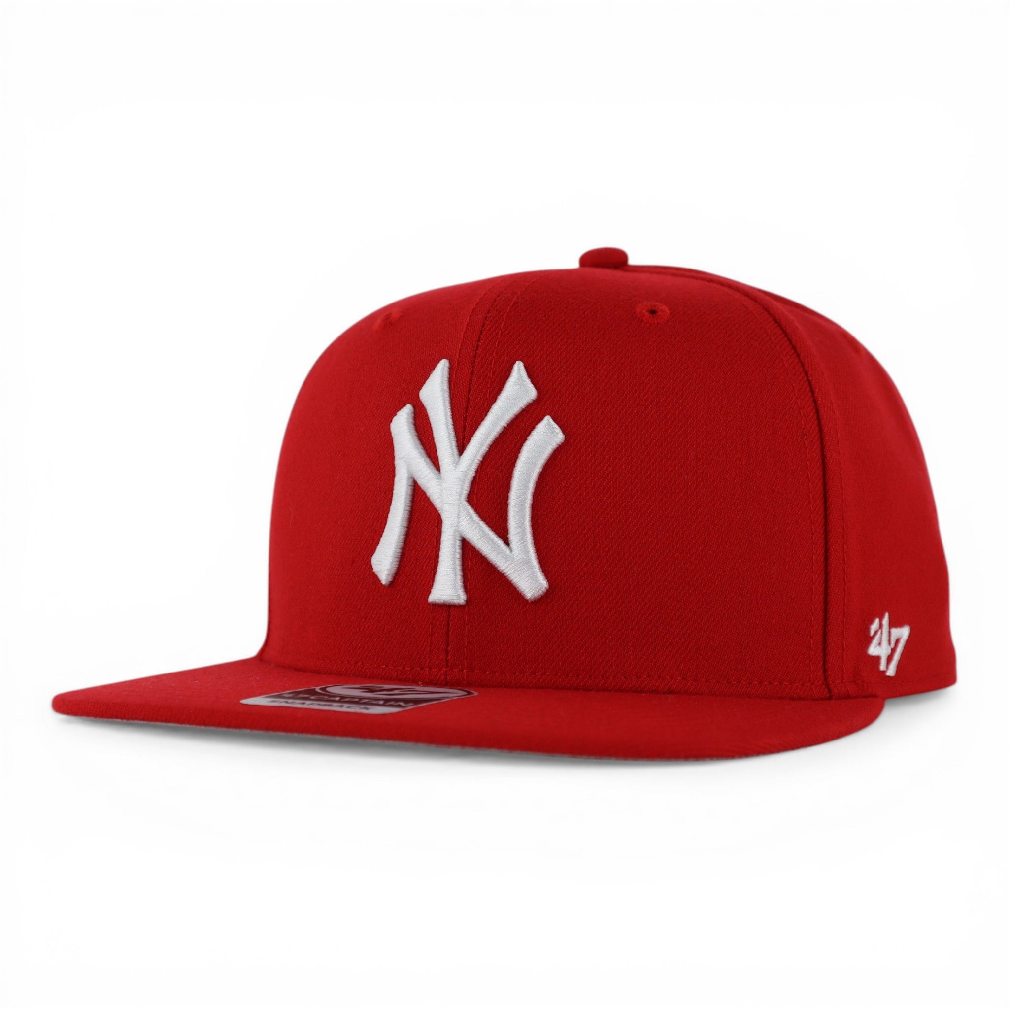 YANKEES ALL RED SNAPBACK CAPTAIN