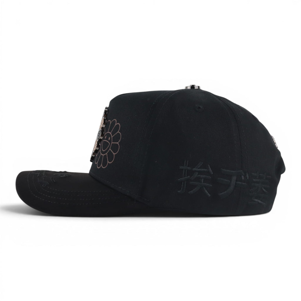 GORRA ACE HATS MURAKAMI CRYSTALS BLACK/BROWN