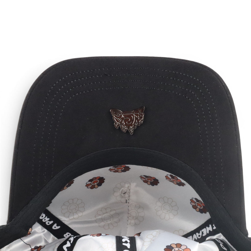 GORRA ACE HATS MURAKAMI CRYSTALS BLACK/BROWN