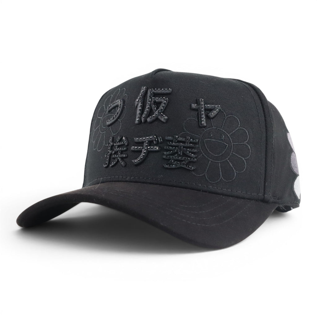 GORRA ACE HATS MURAKAMI BLACK GRAY