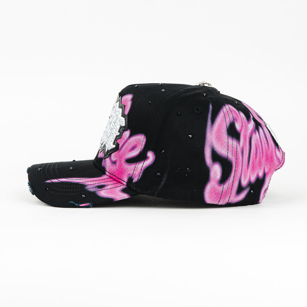 GORRA BAEZ BUZY ONE GRAFFITI PINK