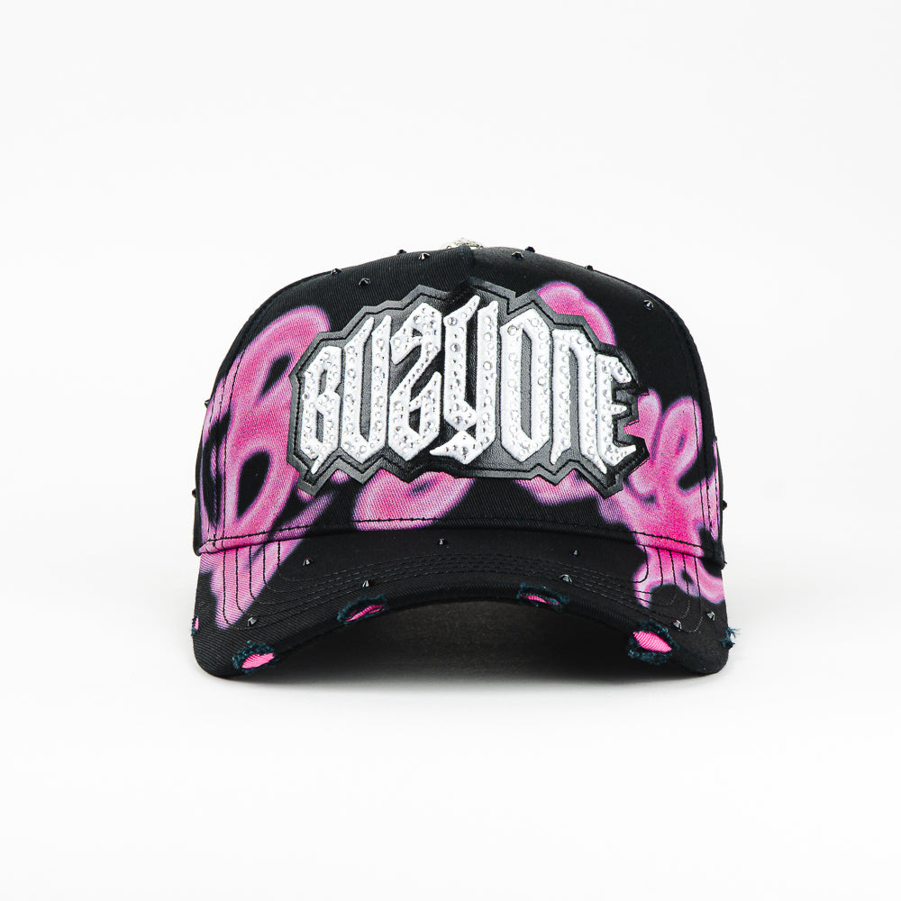 GORRA BAEZ BUZY ONE GRAFFITI PINK