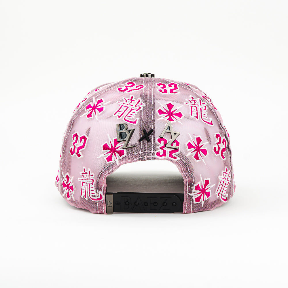 GORRA BAEZ ABZ MESH PINK/BLACK