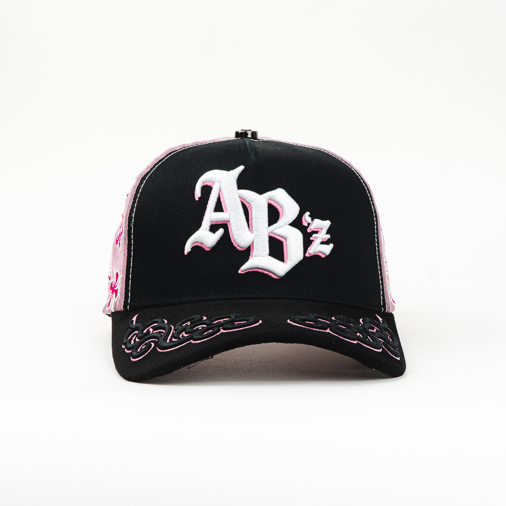 GORRA BAEZ ABZ MESH PINK/BLACK