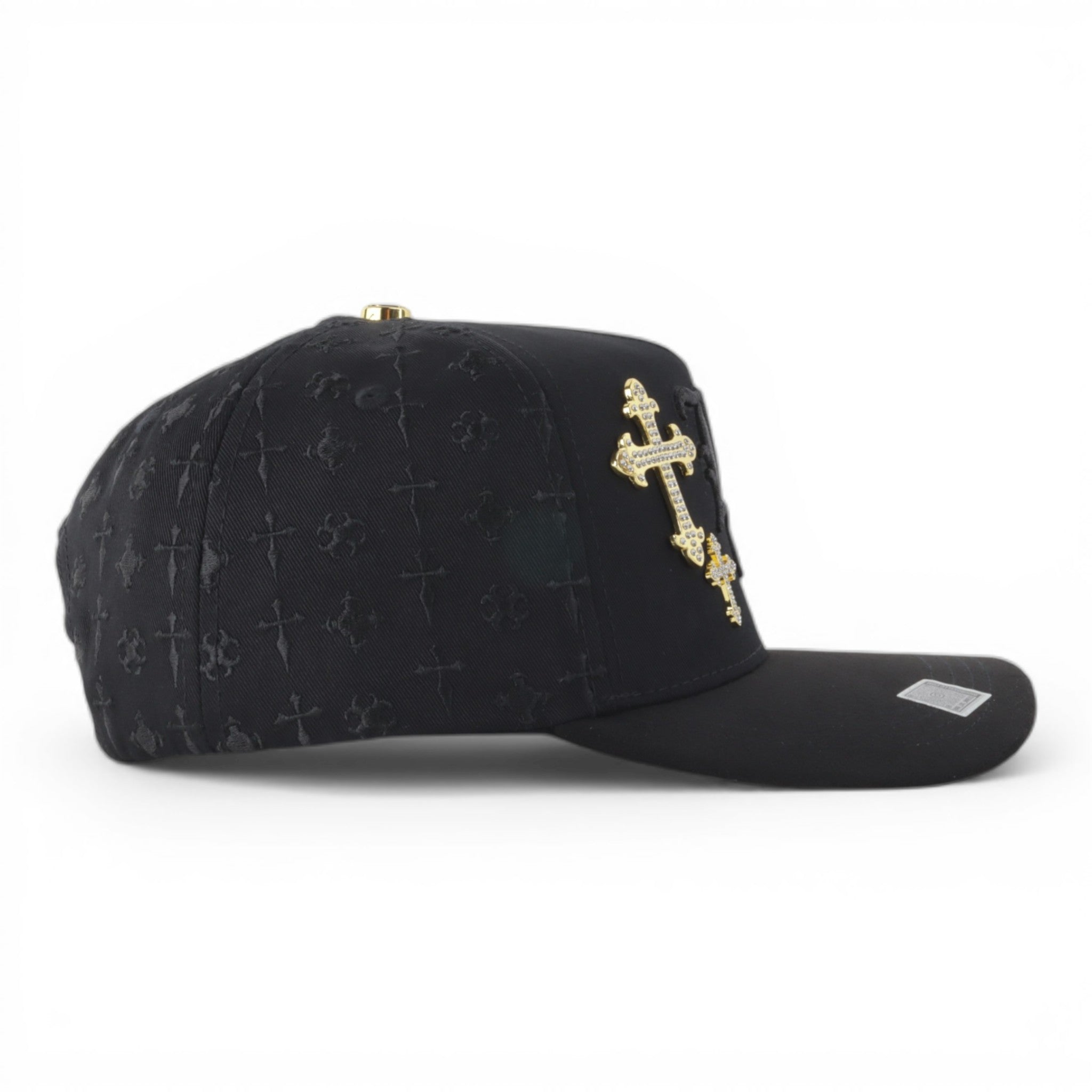 GORRA BIGG BOSS LA CRUCES GOLD/BLK SUEDE