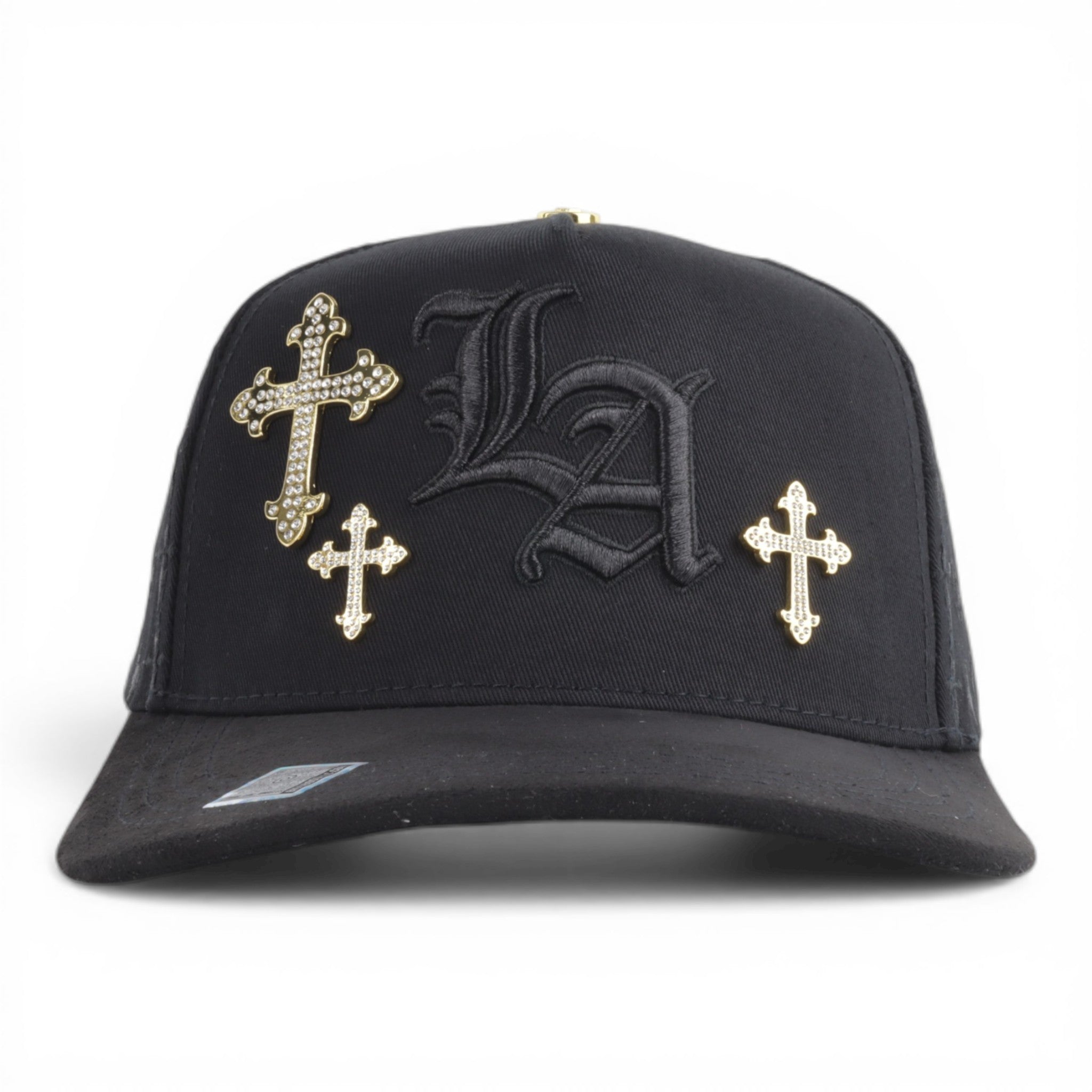 GORRA BIGG BOSS LA CRUCES GOLD/BLK SUEDE