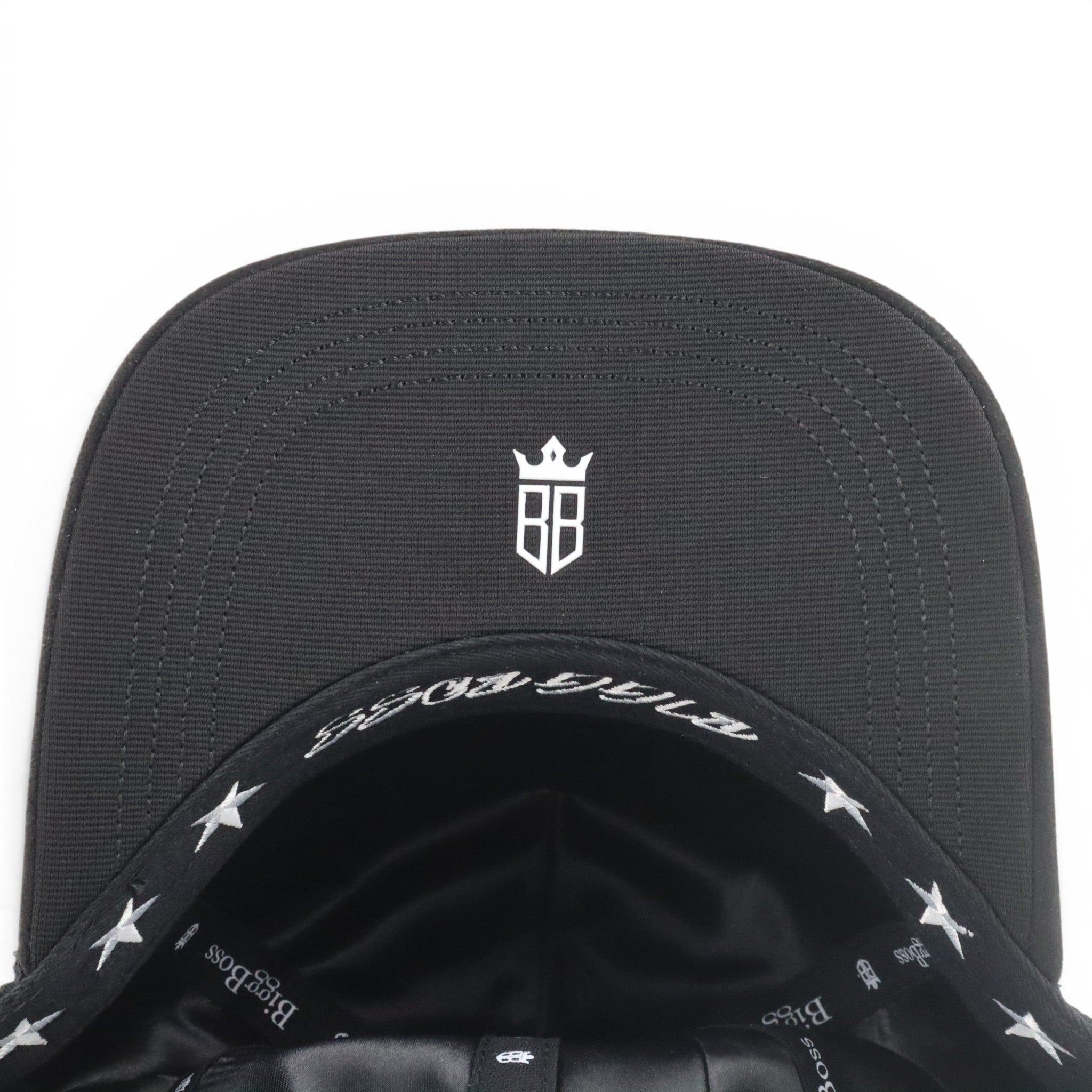 GORRA BIGG BOSS LA CRYSTAL TOTAL BLACK SUEDE