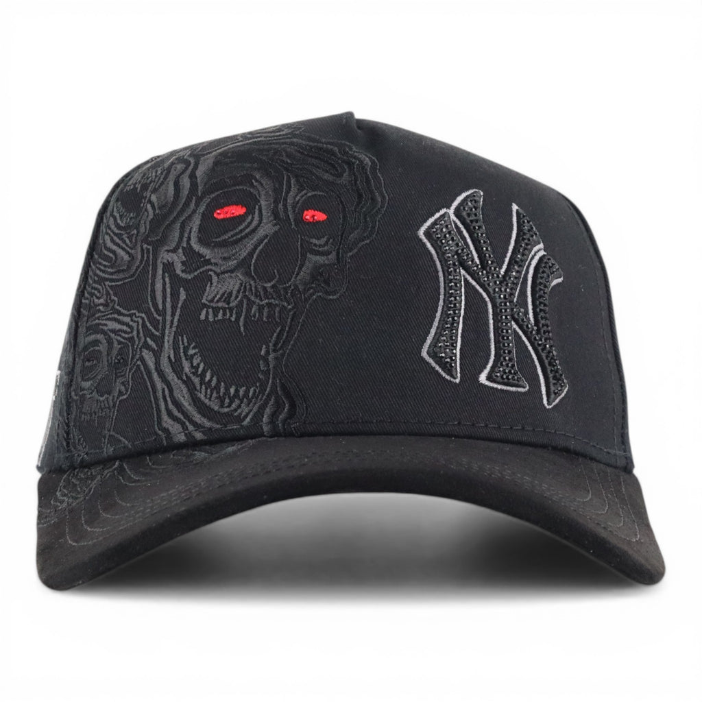 GORRA BIGG BOSS NY CALAVERA TOTAL BLACK SAUCE