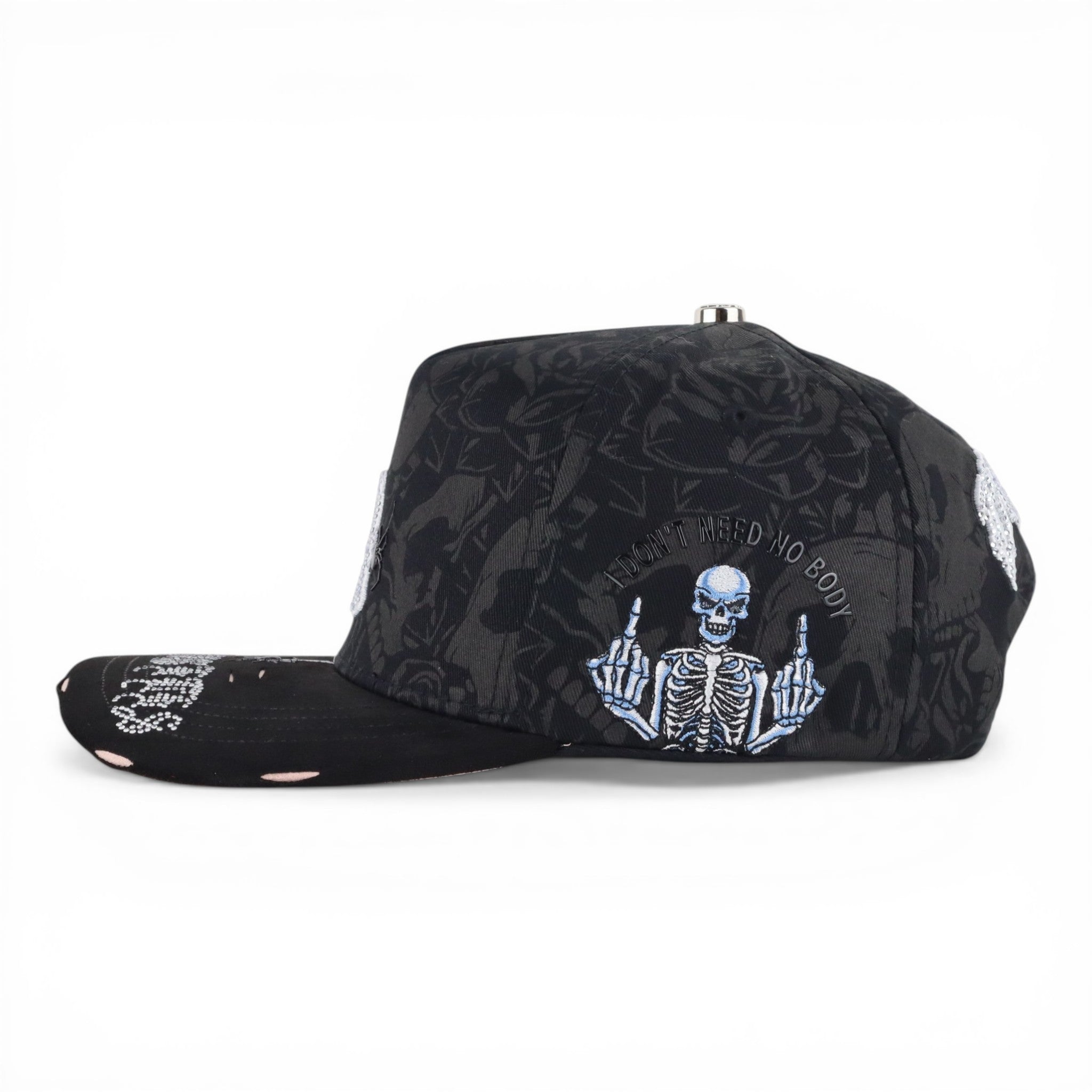 GORRA BIGG BOSS LA CALAVERAS CRYSTAL BLACK