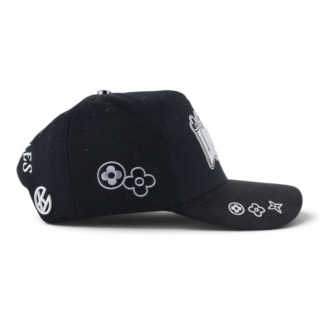 GORRA BIGG BOSS LOS ANGELES LV BLACK/WHITE