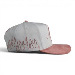 GORRA BIGG BOSS LA FLAMES WHITE/PINK