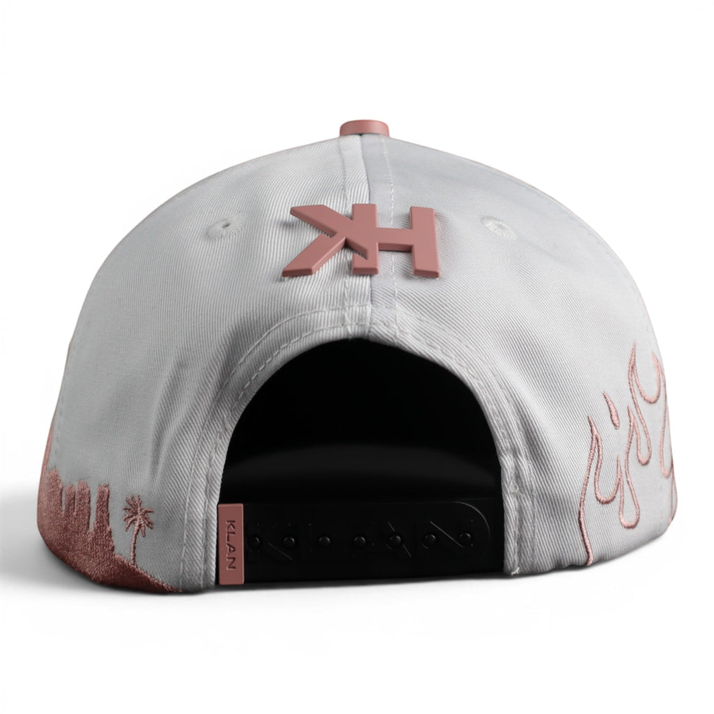 GORRA BIGG BOSS LA FLAMES WHITE/PINK