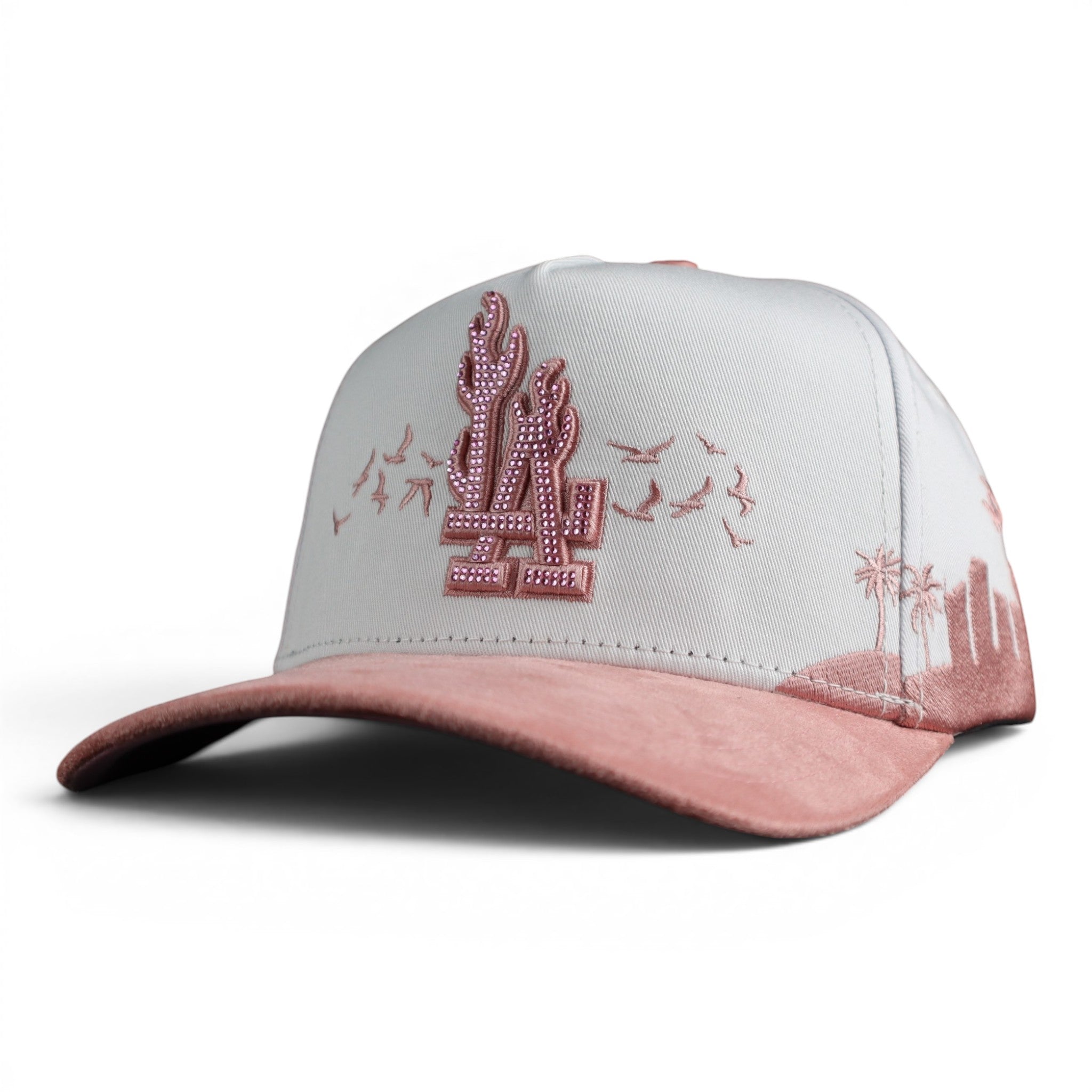 GORRA BIGG BOSS LA FLAMES WHITE/PINK