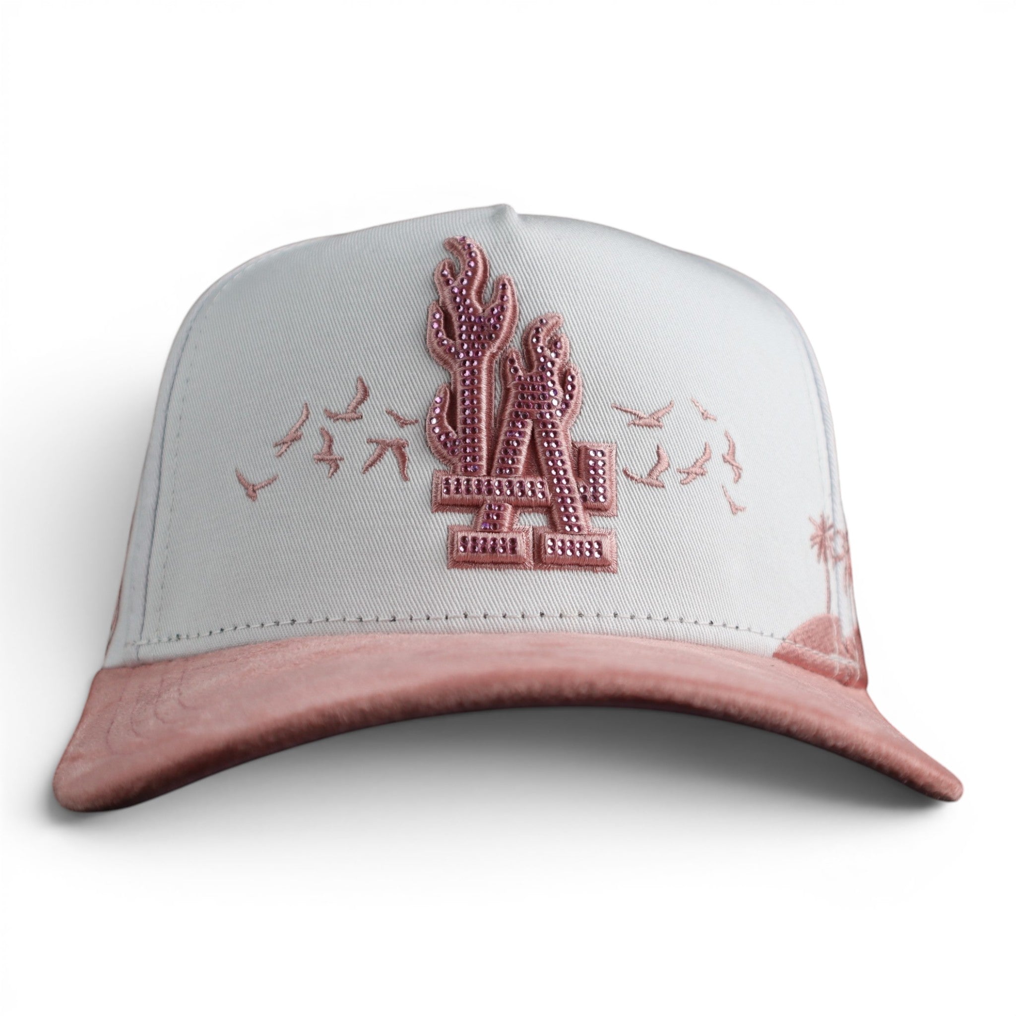 GORRA BIGG BOSS LA FLAMES WHITE/PINK