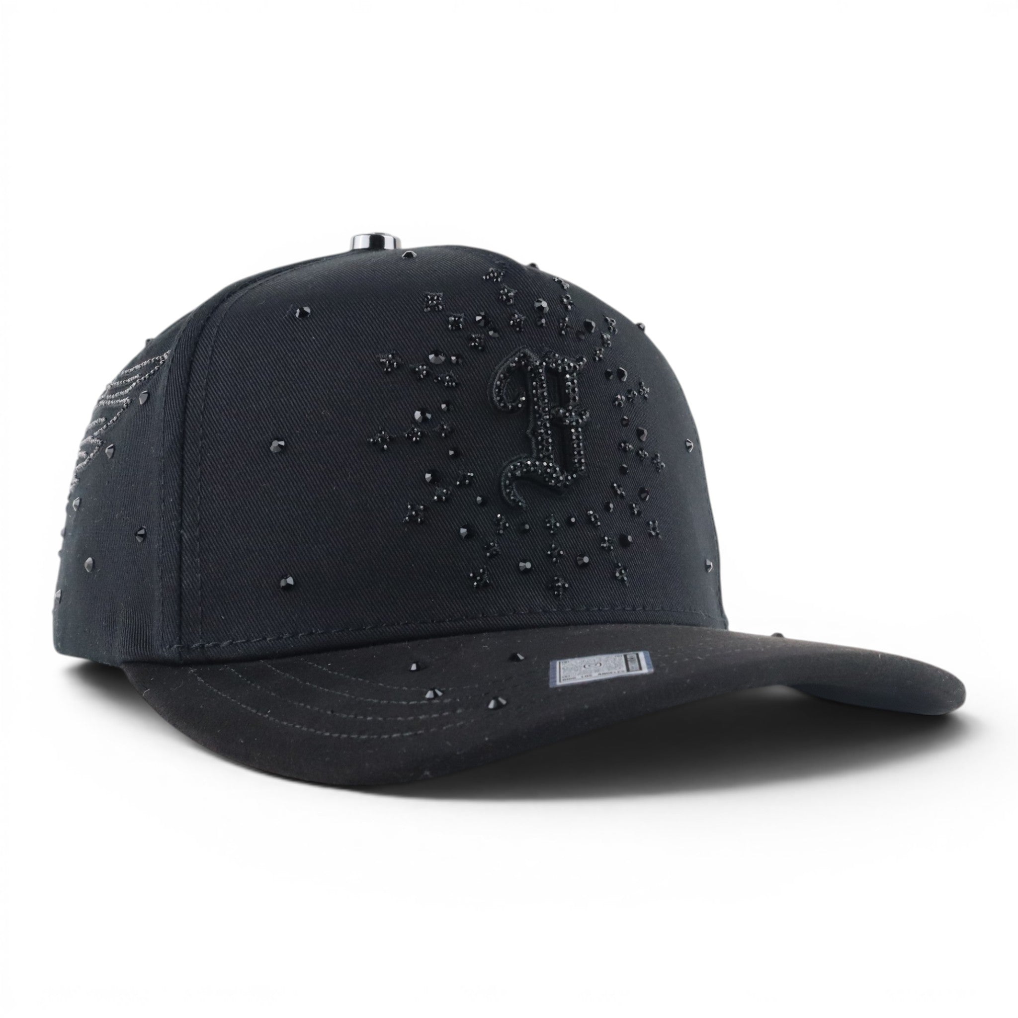 GORRA BIGG BOSS B CRISTALS BLACK