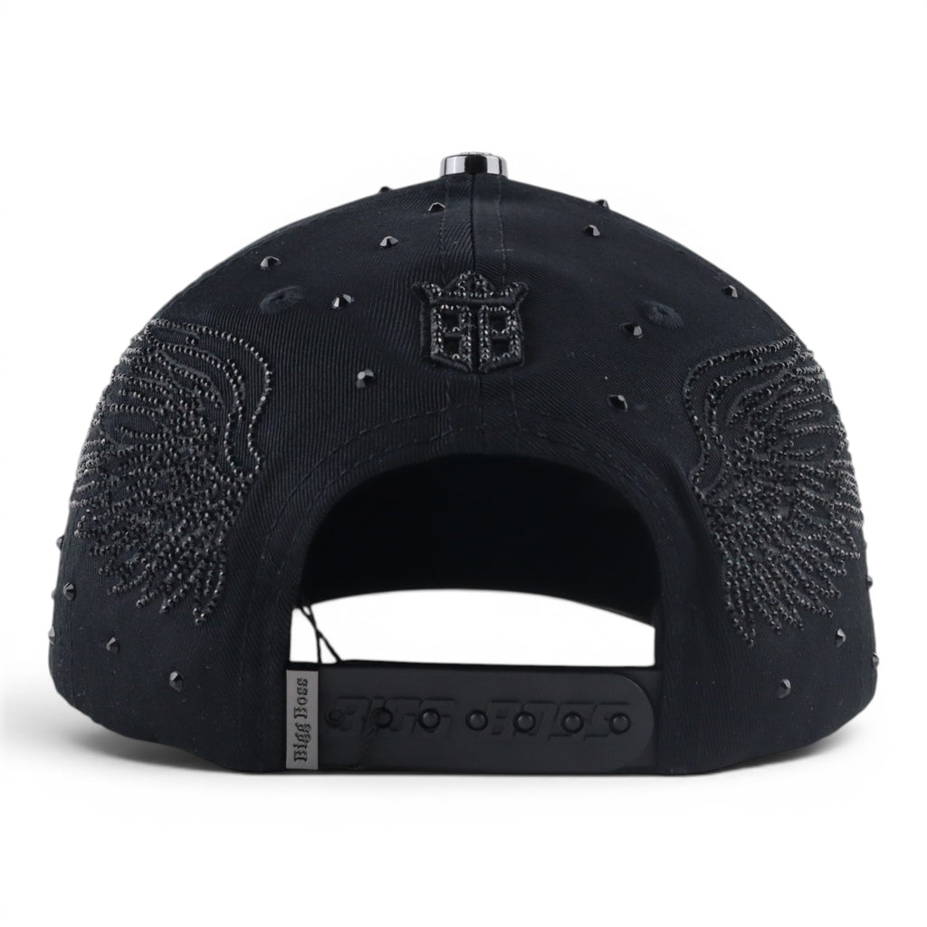 GORRA BIGG BOSS B CRISTALS BLACK