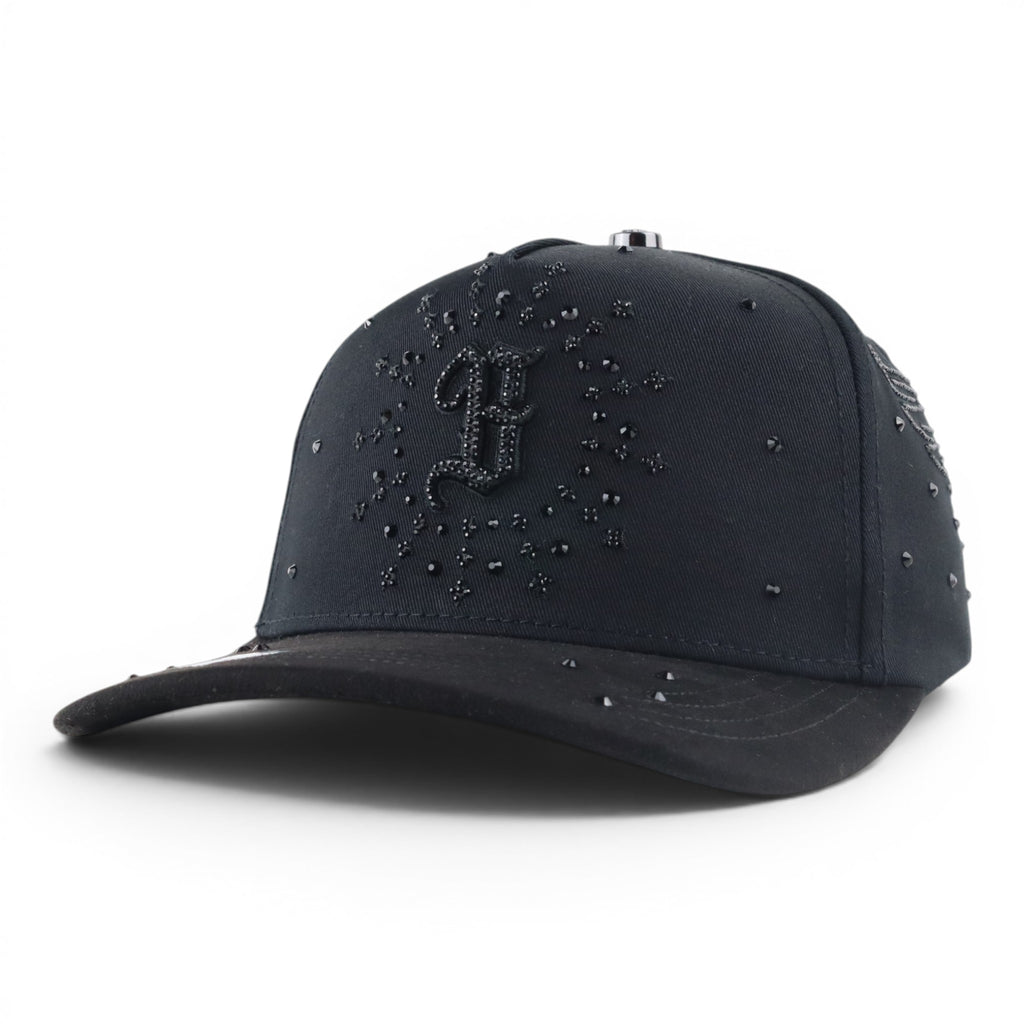 GORRA BIGG BOSS B CRISTALS BLACK