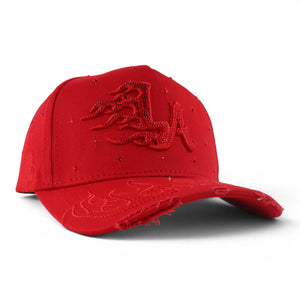 GORRA BIGG BOSS LA FLAME CRISTALS RED
