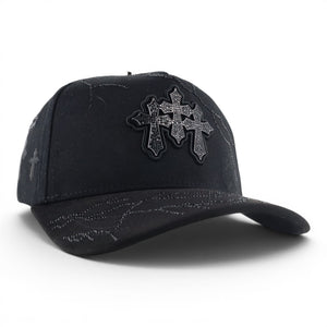 GORRA BIGG BOSS 3 CRUCES TOTAL BLACK