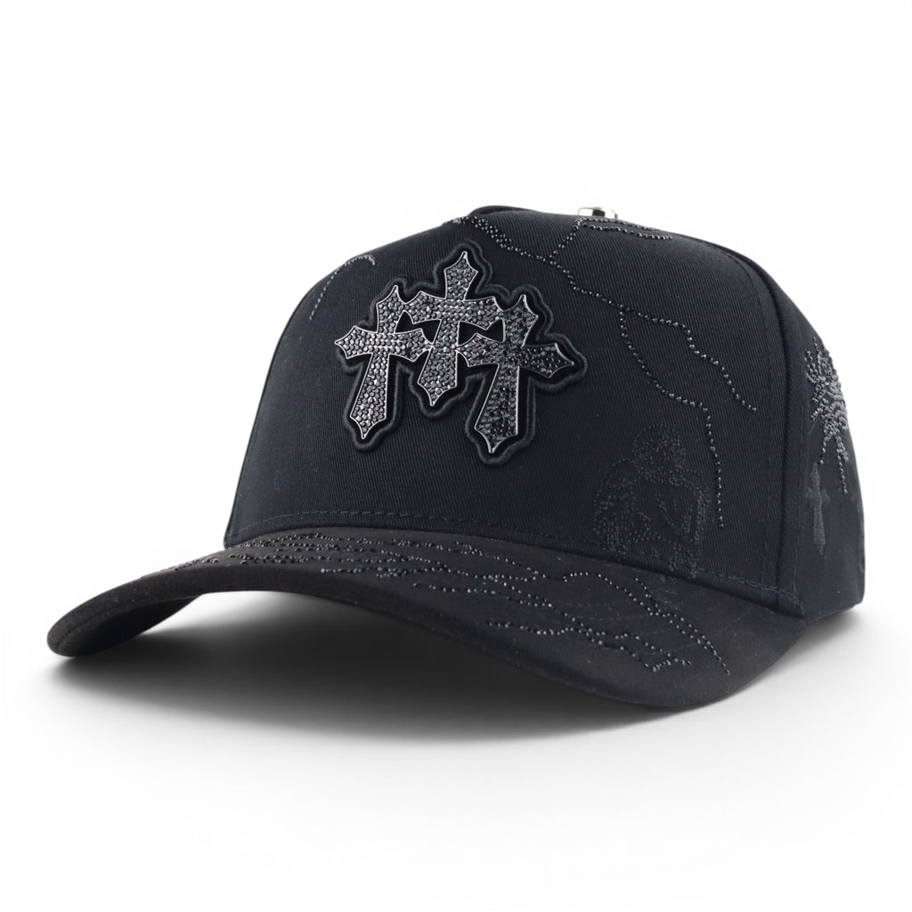 GORRA BIGG BOSS 3 CRUCES TOTAL BLACK