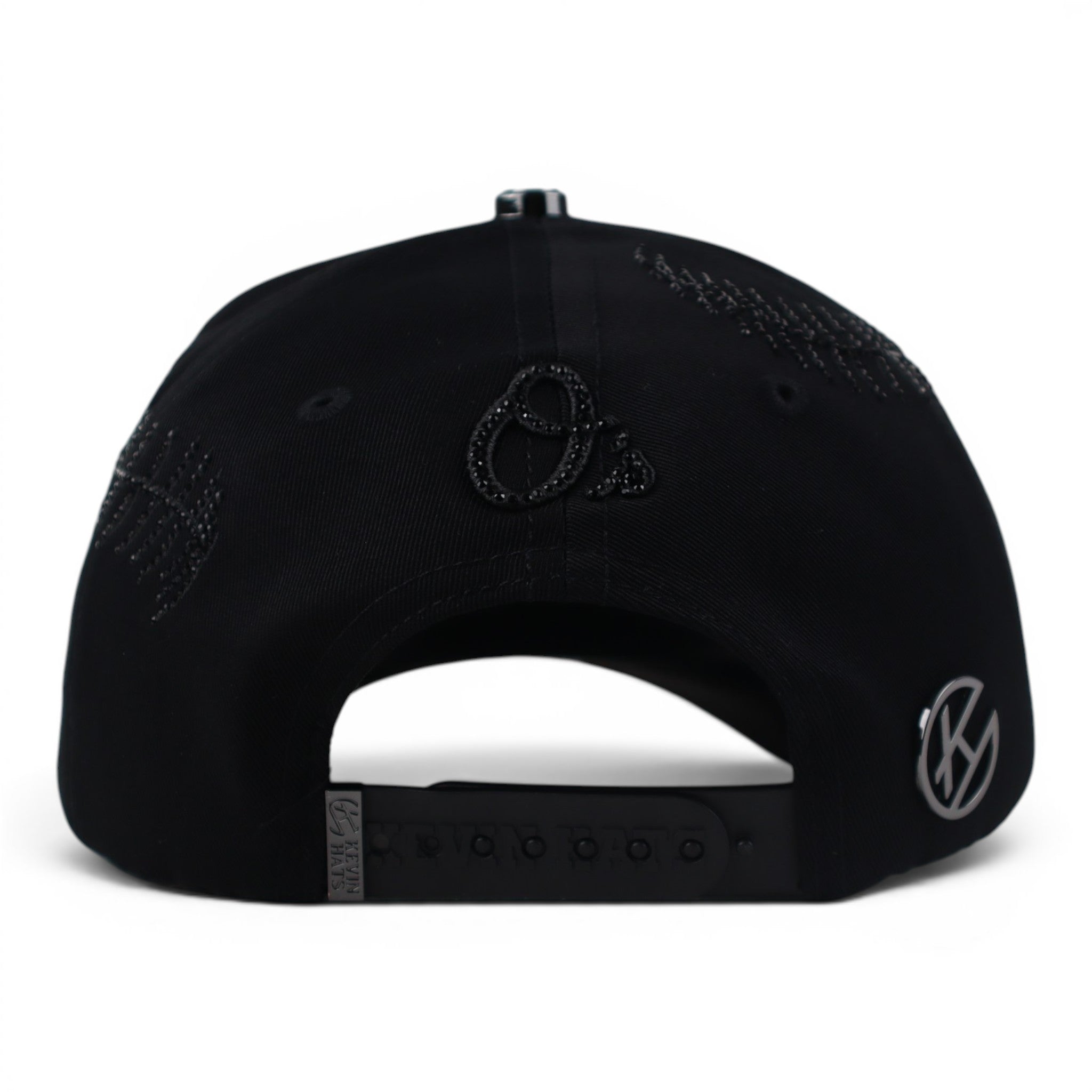 GORRA BIGG BOSS ORIOLES CRISTALS VISOR SUEDE BLACK