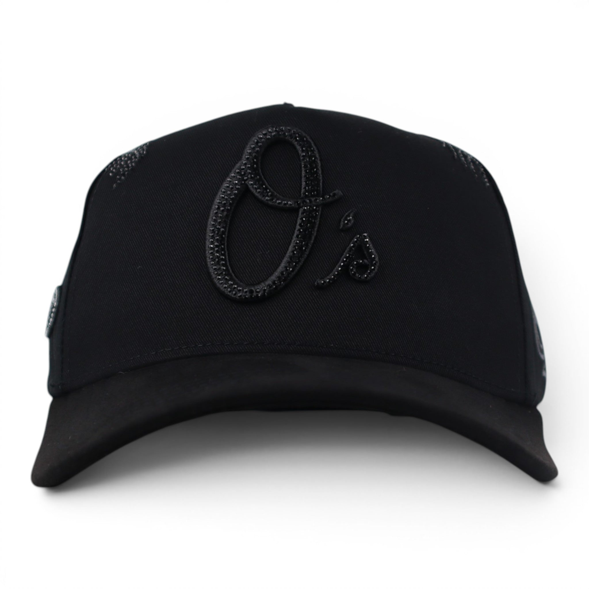 GORRA BIGG BOSS ORIOLES CRISTALS VISOR SUEDE BLACK